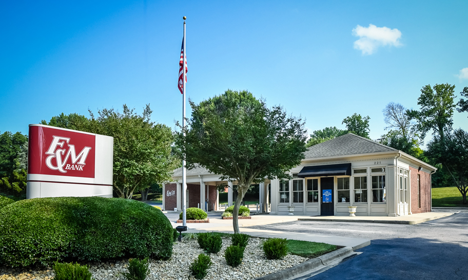 Outside F&M Bank Statesville office