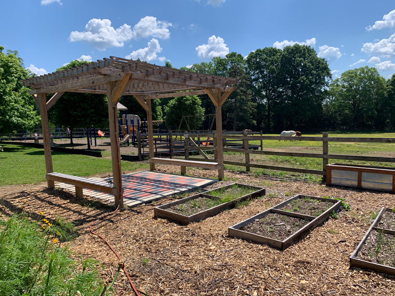 Wings of Eagles Ranch garden plant boxes