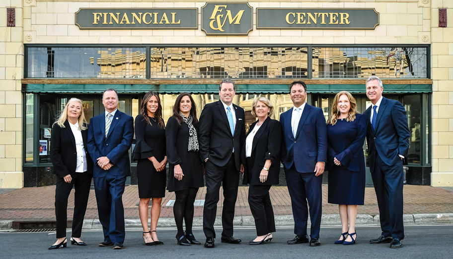 F&M Bank management team group photo 
